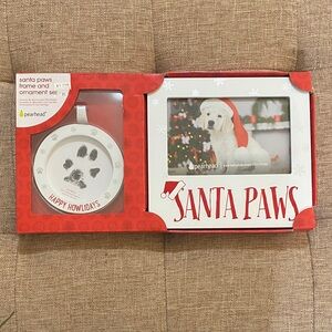 Pearhead Red and White Santa Paws Set